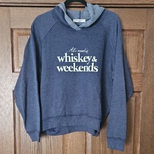 Project Social T Navy Hoodie Sweater